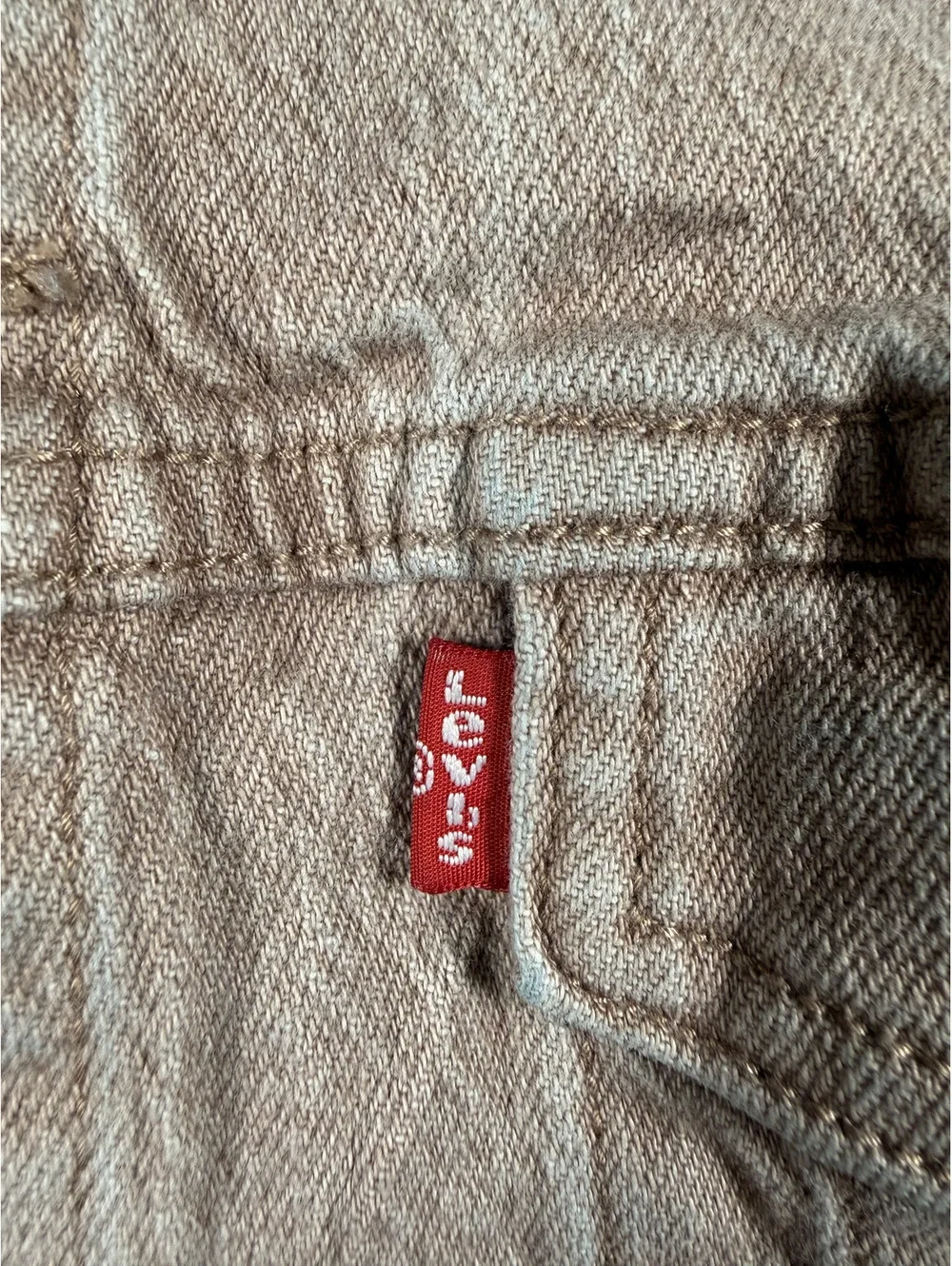 Levi's Men's Medium Beige Denim Jacket